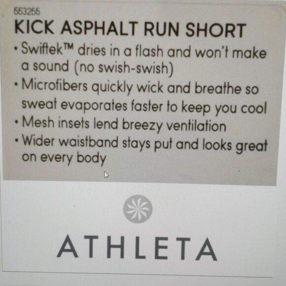 Athleta Kick Asphalt purple run shorts - 3" inseam - Medium - Picture 6 of 7